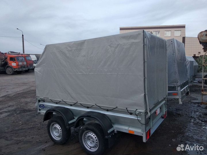 Прицеп легковой двухосный 2,6 с тентом