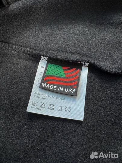 Худи Denim tears черное с черным