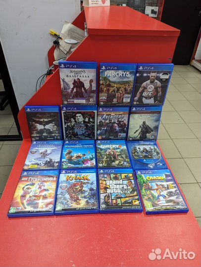 Диски на PS 4
