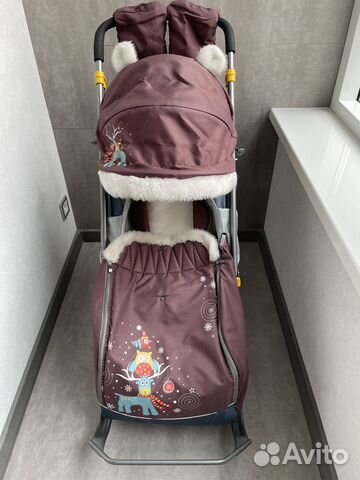 Санки коляска nika