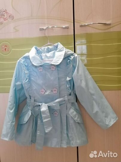 Плащ (ветровка) для девочки Evolution 104 р