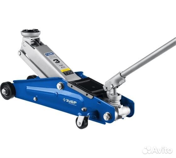 Домкрат подкатной гидравлический Зубр 3 т