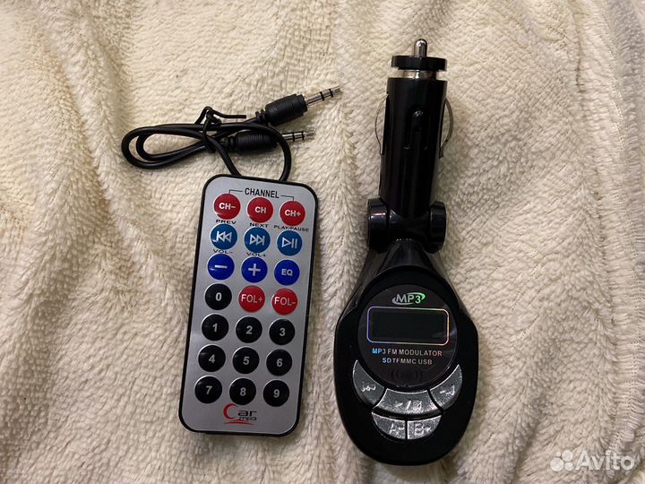 MP3 плеер + FM трансмиттер с дисплеем и пультом