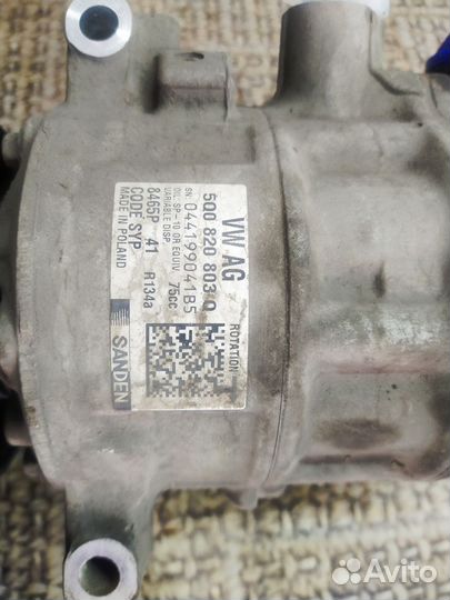 Компрессор кондиционера volkswagen polo