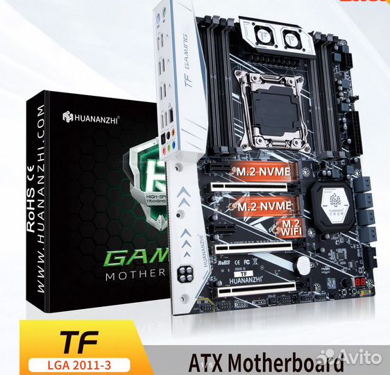 Материнская плата 2011v3 2696v3 36ядер 3,8GHz +SSD
