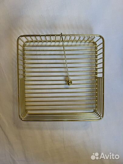 Новая металлическая салфетница zara home