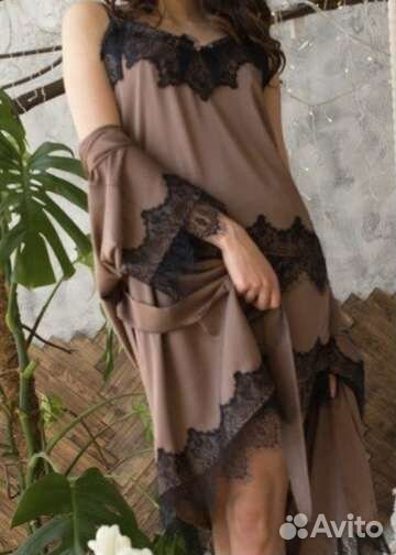 Шелковый домашний комплект