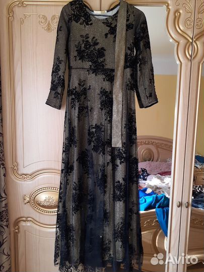 Вечернее платье в пол 44-46 р