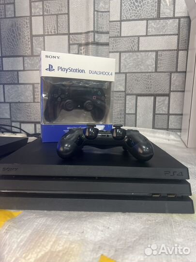 Sony playstation 4pro 2 геймпада 5 дисков