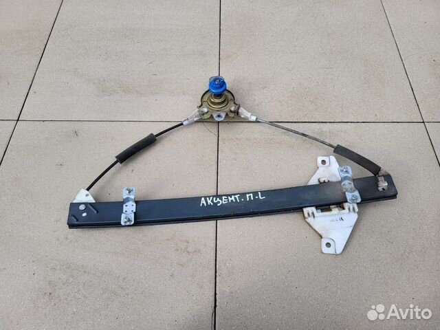 Стеклоподьемник (механический) передний левый Hyun