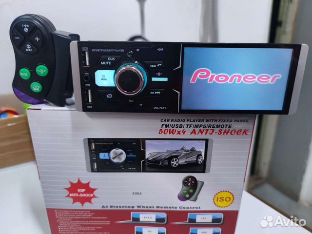 Магнитола Pioneer с пду на руль/сенсорный экран