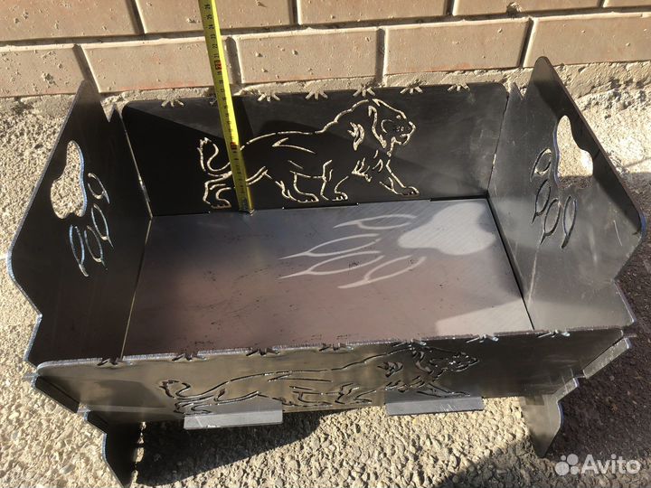 Мангал разборный «лев»