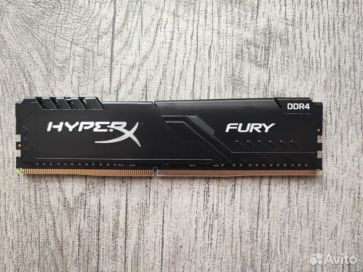 DDR4 Kingston HyperX fury Black 8/16/32Гб Новая