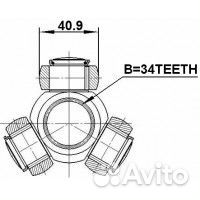 Трипоид 34X40.9 Audi A4 Ford Mondeo VW Passat