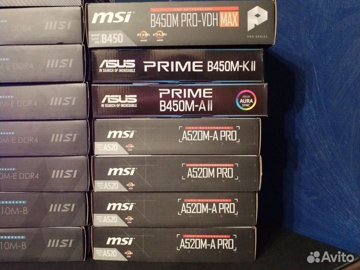 Новые материнские платы с гарантией