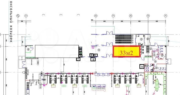Торговая площадь, 33 м²
