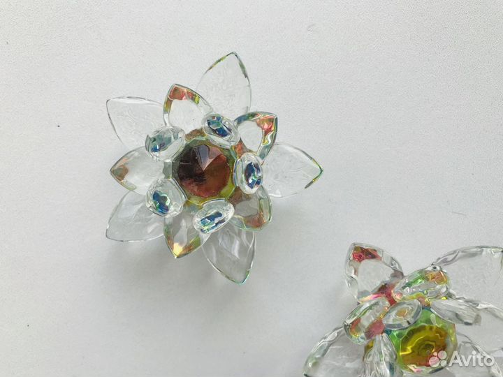 Цветок лотоса фигурка лотос из стекла