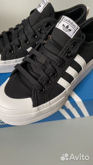 Adidas Nizza platrorm кеды