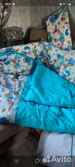 Комплект для кровати с бортиками