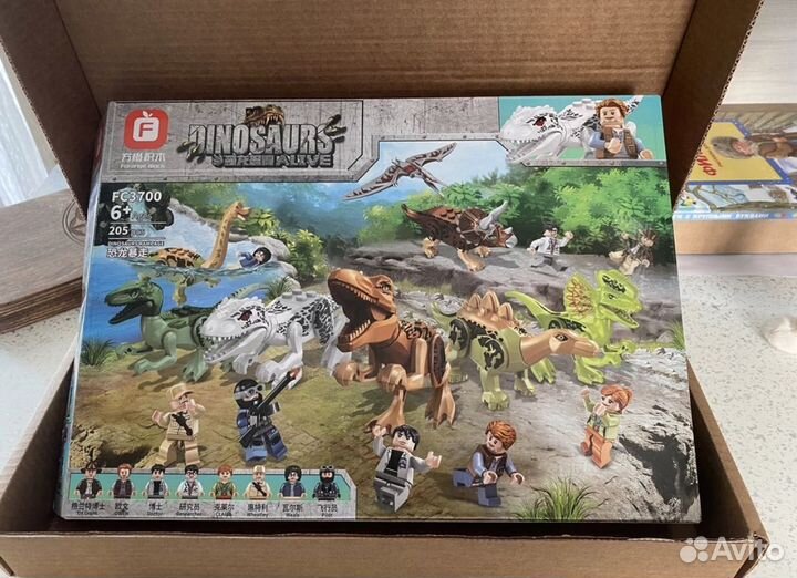 Игрушки динозавры лего конструктор