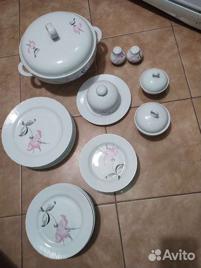 Столовый сервиз гдр Jlmenau Ильменау