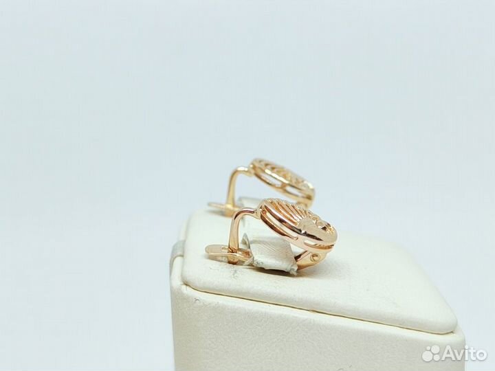 Серьги без камня 585 (жил)