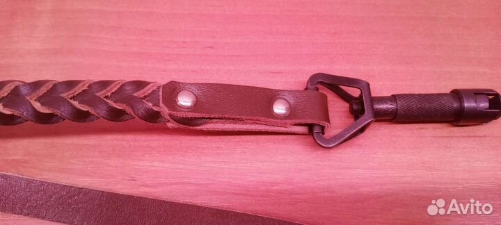 Новый кожаный поводок для собак