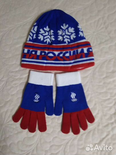 Спортивная шапка и перчатки