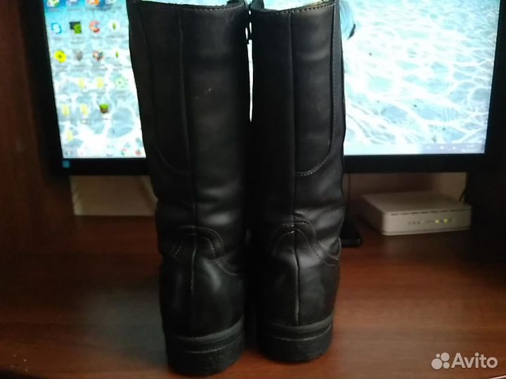 Сапоги зимние натуральный мех Юничел на девочку