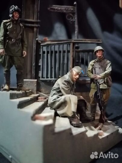 Сборная модель, диорама, 1/35 из смолы