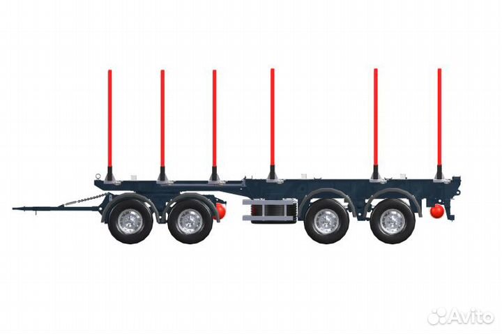 Прицеп лесовоз (сортиментовоз) V-Trailer 306, 2023