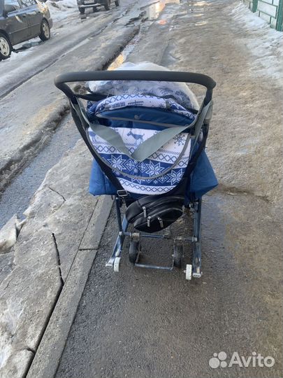 Коляска санки