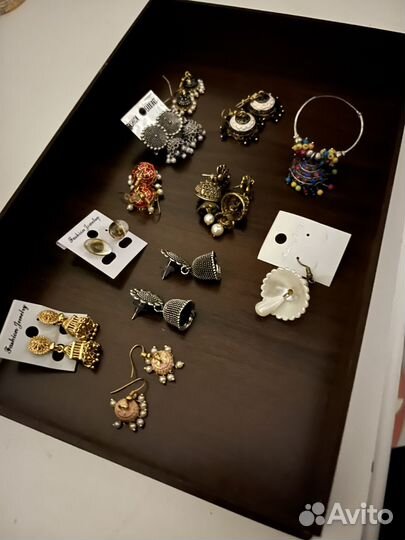 Индийские серьги