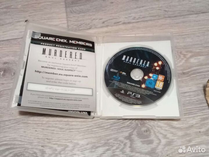 Диск ps3 Murdered soul suspect