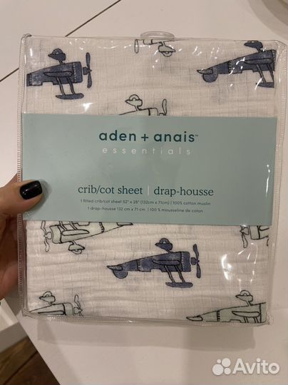 Муслиновая простынь aden anais