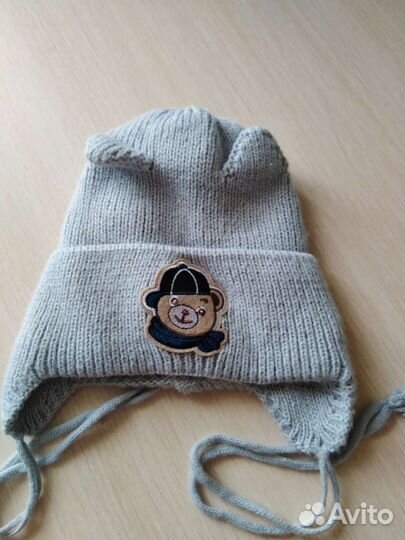 Шапка для мальчика осень-весна 48-50