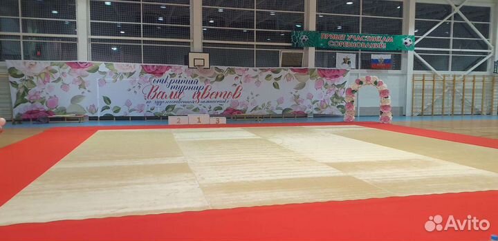 Ковер площадка для художественной гимнастики б,у