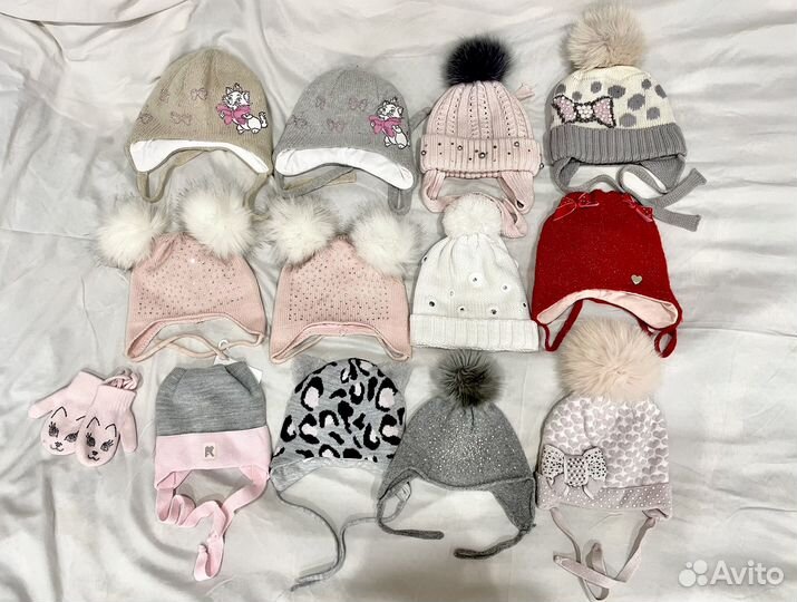 Шапки 44-52, зима, демисезон