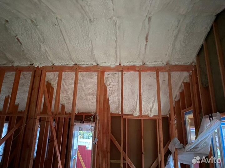 Утепление Пенополиуретаном и Гидроизоляция