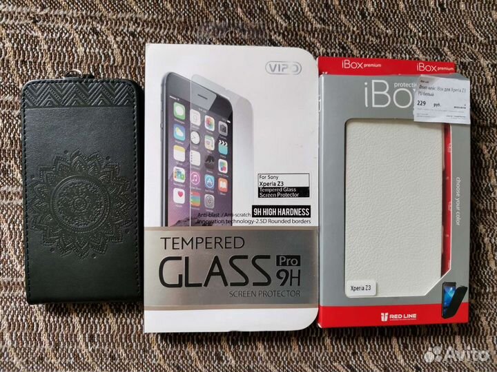 Защитное стекло и чехлы Sony Xperia Z3