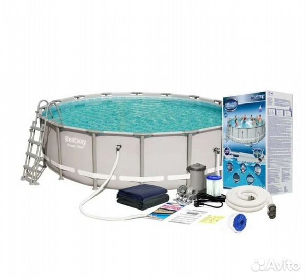 Каркасный бассейн 457 на 122 / Новый