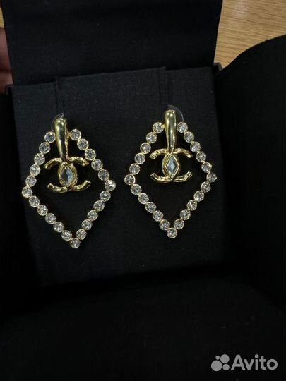 Серьги Chanel оригинал