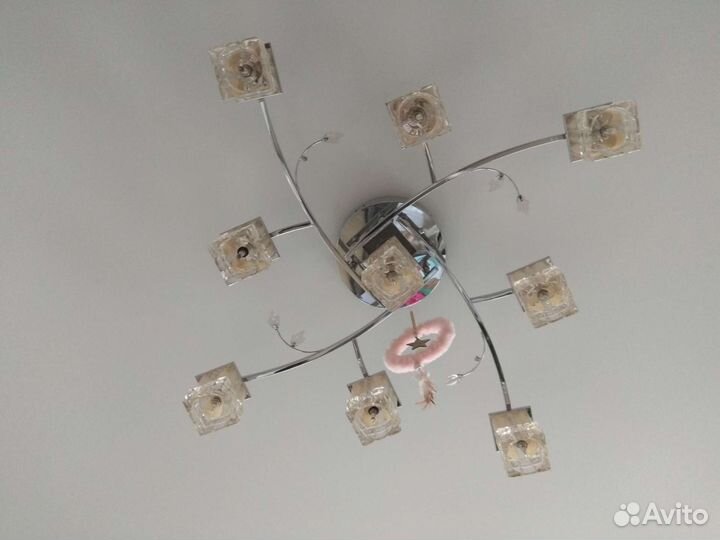 Люстра потолочная с пультом светодиодная