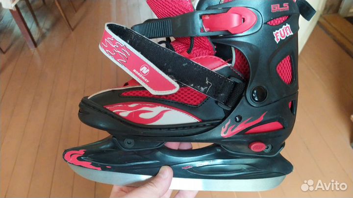 Коньки раздвижные детские 34-37р-р