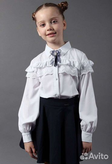 Блузка нарядная 128