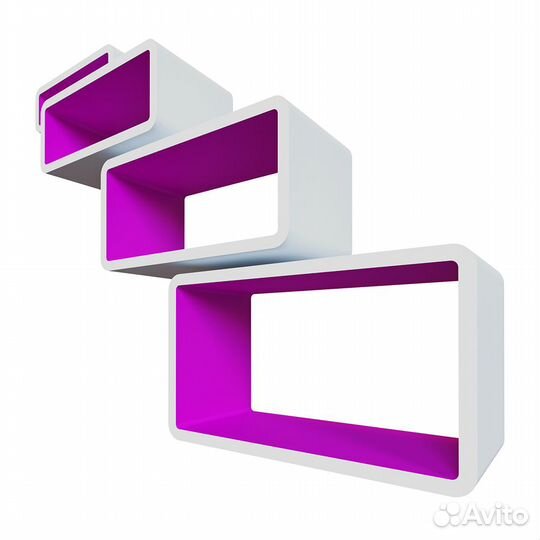 Qwerty Комплект полок Бангкок, 4 шт (47*27*20 см