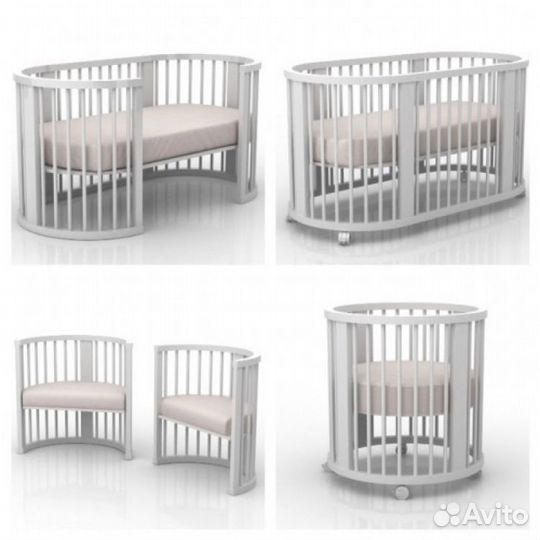 Детская кроватка круглая