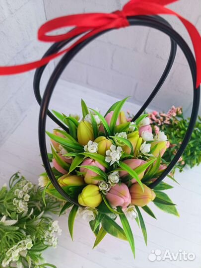 Мыло ручной работы цветы