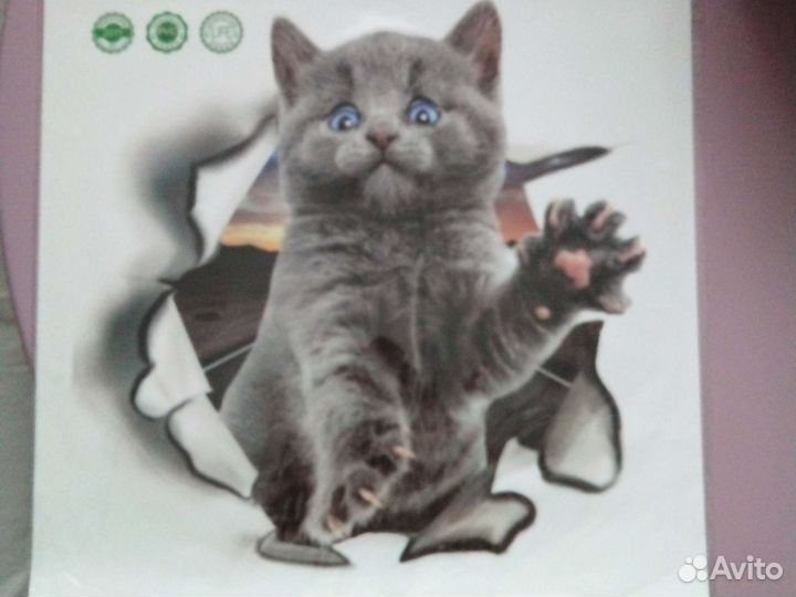 Стикер наклейка Кошки Собаки