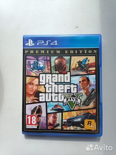 Диск grand Theft Auto V (GTA V) ps4